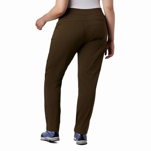 Columbia Pantalones Largos Anytime Casual™ Pull On Mujer Verde Oliva/Verdes (247CYXDVE)